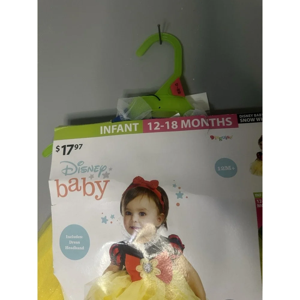 Disney Snow White Costume 12-18 Months‎ Infant Baby Halloween Fancy Dress